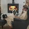 Hastings Home Flannel Fleece Throw Blanket Oversized 60-inch x 70-inch, Soft and Plush Microfiber in Desert Tan 760273WRP - alternate 2